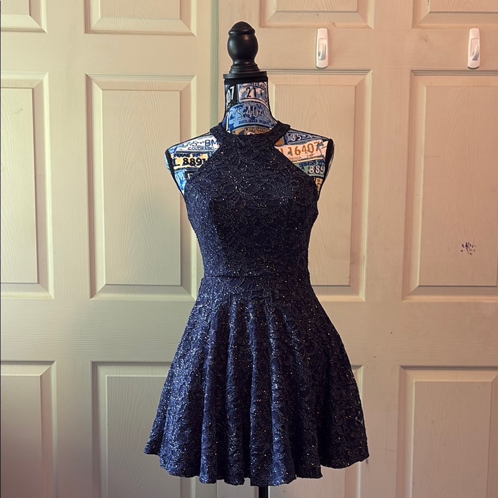B. Smart Midnight Blue Dress